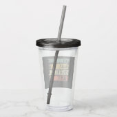 食べSleep Theater Repeat Theater Tech Gift Actor アクリルタンブラー (裏面)