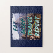 食べSleep Travel Repeat - Machu Picchu,ペルー ジグソーパズル (縦)