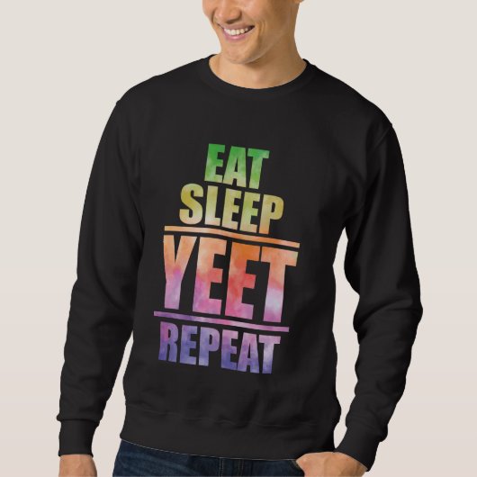 食べSleep Yet Repeat人気がある Dance and おもしろい Urba スウェットシャツ (正面)
