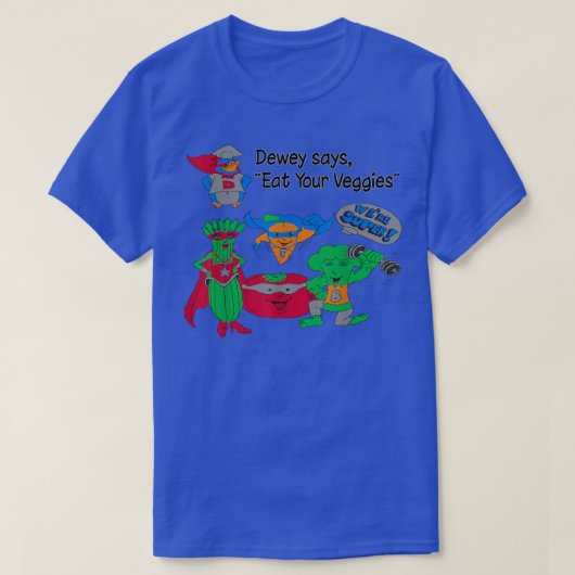 食べVeggiesビーガン教育 Tシャツ (デザイン正面)