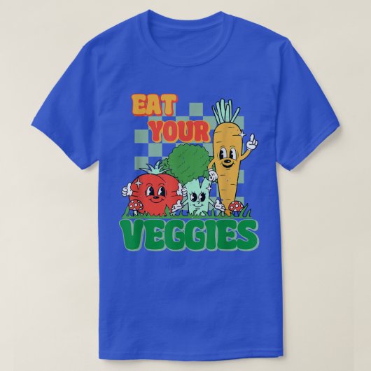 食べVeggies農家市場ベジタリアンD Tシャツ (デザイン正面)