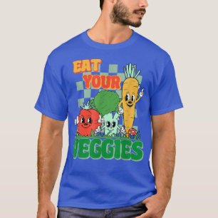 食べVeggies農家市場ベジタリアンD Tシャツ