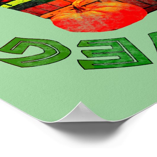 食べVeggies ポスター (角)