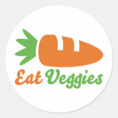 食べVeggies ラウンドシール (正面)