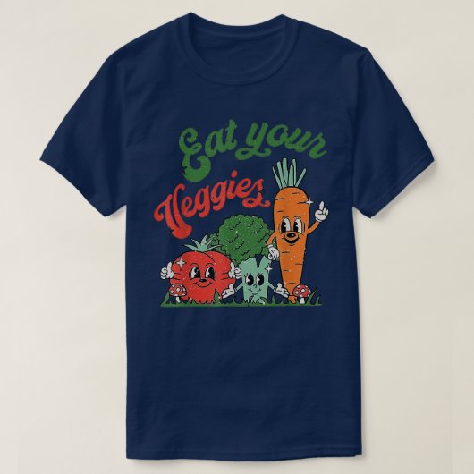 食べVeggies Tシャツ (デザイン正面)
