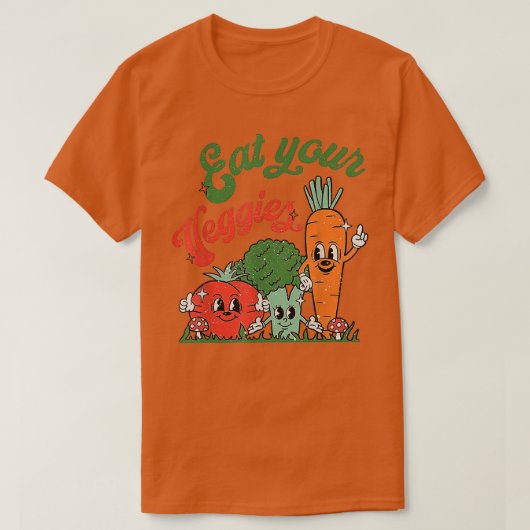 食べVeggies Tシャツ (デザイン正面)