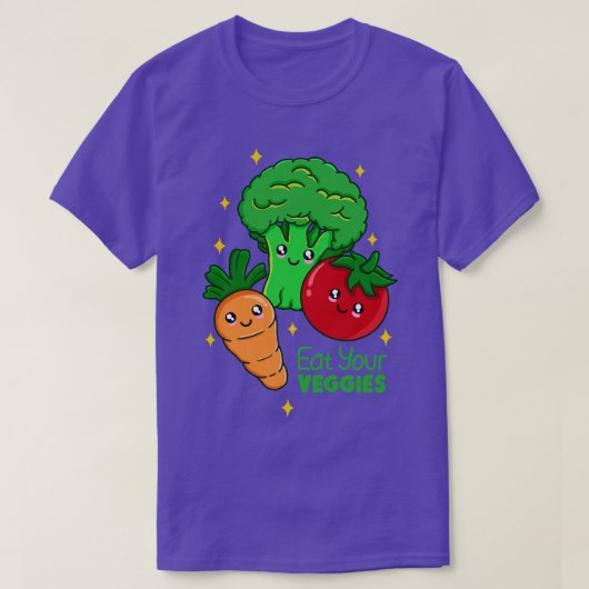食べVeggies Tシャツ (デザイン正面)