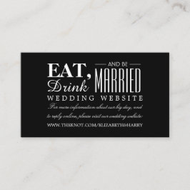 食べWebサイ結婚した結婚ト エンクロージャーカード