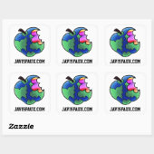 食べWorld Sticker スクエアシール (シート)
