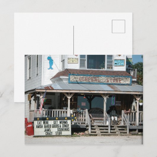 食べWorms General Storeを入手 ポストカード (正面/裏面)