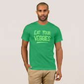 食べYour Veggies Men's Tシャツ (正面フル)