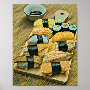 食を愛する人への寿司の贈り物 ポスター