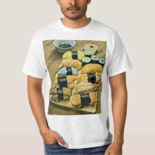 食を愛する人への寿司の贈り物 Tシャツ
