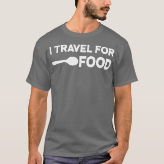 食を旅する 名言 フードブログ 楽しい ギフト スローガン Tシャツ