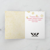 食イタリアンべパスタのクリスマスツリーシェフケータリングホー シーズンカード (内部)