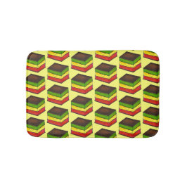 食イタリアンべレインボートリコラーセブン層クッキー バスマット