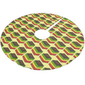 食イタリアンべレインボートリコラーセブン層クッキー ブラッシュドポリエステルツリースカート (アングル)