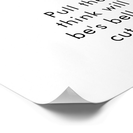 食イタリアンべ物どのように彼女の腹の赤ちゃんシャワーのゲーム ポスター (角)