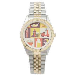 食イタリアンべ物イタリアン 腕時計