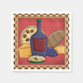 食イタリアン品おもしろい紙ナプキン スタンダードカクテルナプキン (正面)