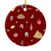 食イタリアン品パターン。シームレスイタリアン食品