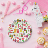 食イタリアン品ピザ屋 ペーパープレート (パーティー)