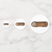 食イタリアン品ベーカリーペストリーチョコレートチップカノーリ コンフェッティ (正面)