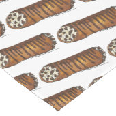 食イタリアン品ベーカリーペストリーチョコレートチップカノーリ ショートテーブルランナー (コーナー)