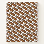 食イタリアン品ベーカリーペストリーチョコレートチップカノーリ ノートブック (裏面)