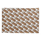 食イタリアン品ベーカリーペストリーチョコレートチップカノーリ 枕カバー (裏面)