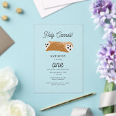 食イタリアン品ホーリーカノリデザート誕生日テーマ アクリル招待状 (インサイチュ (ウェディング))