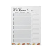 食イタリアン品水彩プランナー食料品一覧 ノートパッド (回転)