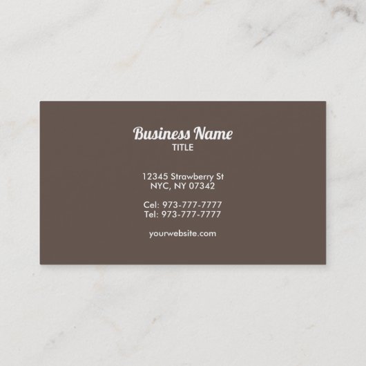 食イタリアン物名刺 名刺 (裏面)