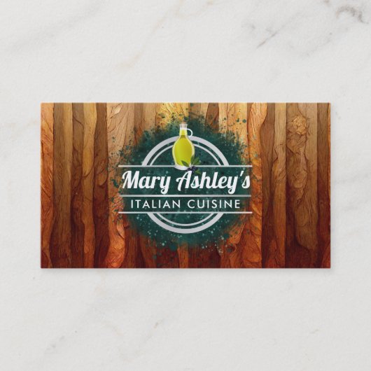食イタリアン物名刺 名刺 (正面)