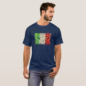 食イタリアン物国旗のTシャツ Tシャツ (正面フル)