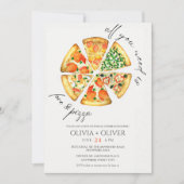 食イタリアン食ピザのリハーサル 招待状 (正面)