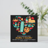 食イタリアン食レストランのリハーサル 招待状 (スタンド正面)