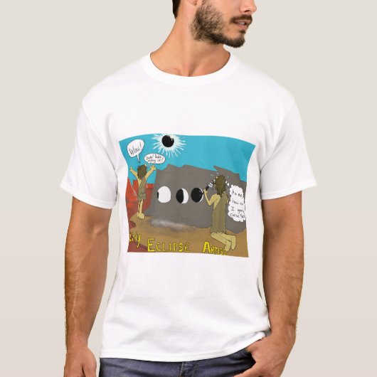 食イメージ投射 Tシャツ (正面)