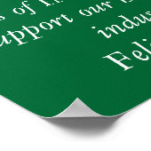 食オーガニック品対加工食品 ポスター (角)