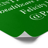 食オーガニック品対加工食品 ポスター (角)