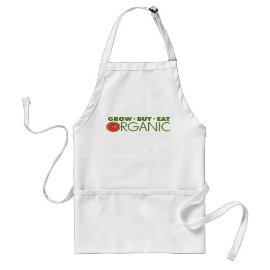 食オーガニック品 スタンダードエプロン (正面)