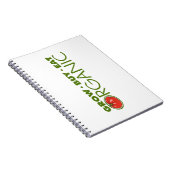 食オーガニック品 ノートブック (右側)