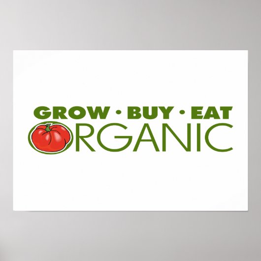 食オーガニック品 ポスター (正面)