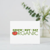 食オーガニック品 ポストカード (スタンド正面)