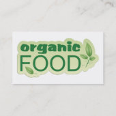 食オーガニック品 名刺 (裏面)