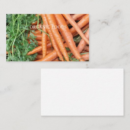 食オーガニック品 名刺 (正面/裏面)