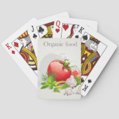 食オーガニック物野菜 トランプ (裏面)