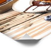 食クール物好き朝食ワッフル ポスター (コーナー)