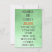 食パーソナライズされたイタリアン食ディナー招待状 招待状 (裏面)