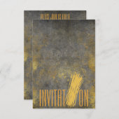 食パーソナライズされたイタリアン食ディナー招待状 招待状 (正面/裏面)